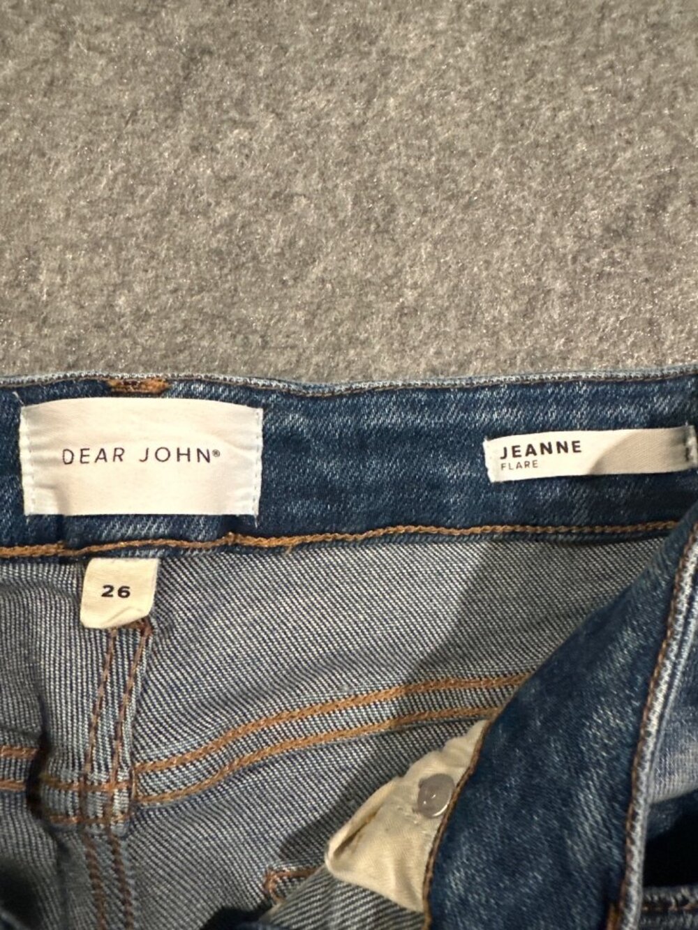 Dear John Jeanne Flare women's Jeans 26 - Picture 3 of 8
